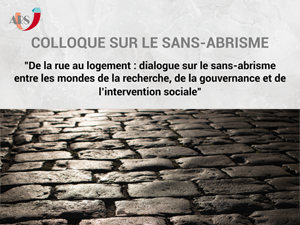 Colloque sur le sans-abrisme - 12 avril 2023